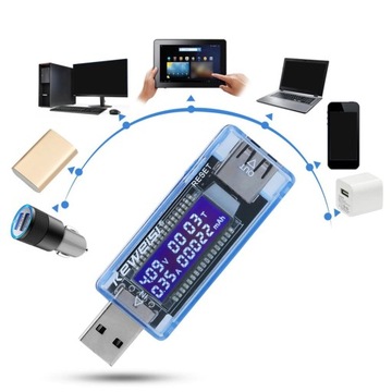 МЕТР ВОЛЬТМЕТР USB АМПЕРМЕТР ТЕСТЕР НАПРЯЖЕНИЯ И ТОКА