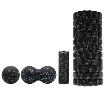 Zestaw do masażu ciała EPP 4w1 Roller Wałek Piłka Duoball Majestic Sport