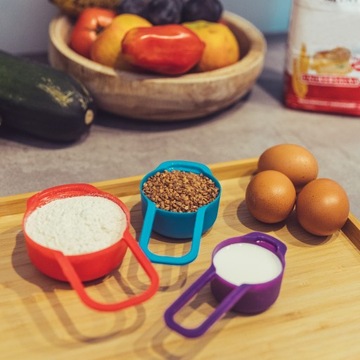 КУХОННЫЙ МЕРНЫЙ НАБОР, КРУЖКИ, ЛОЖКИ, МЕРНЫЕ МЕРЫ, 6 шт.