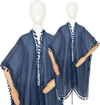 Pareo NOVARA ~ boho , frędzle ~ r.uni