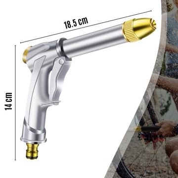 ВОДЯНОЙ ПИСТОЛЕТ ДЛЯ ПОЛИВА САДА ДЛЯ МЫТЬЯ ДЛЯ САДА ДОЖДЕВАТЕЛЬ 4 РЕЖИМА