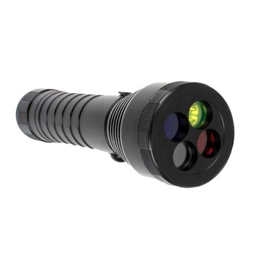 Potężna 4-kolorowa latarka LED 3 trybowa latarka
