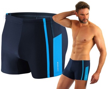 SESTO SENSO MEN SZYBKOSCHNĄCE SPODENKI ELASTYCZNE BOKSERKI KĄPIELOWE -2XL