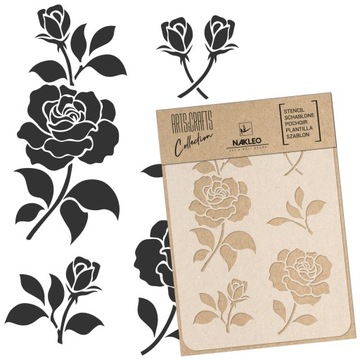 Szablon SCRAPBOOKING decoupage // A5 // RÓŻE