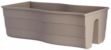 Skrzynka na balustradę Wave 60 Doniczka balkonowa