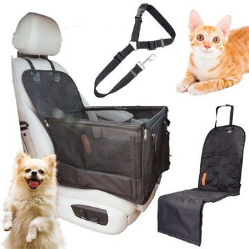 АВТОКРЕСЛО ДЛЯ СОБАК БОЛЬШОЕ УДОБНОЕ ТРАНСПОРТЕР С ВОСПРОИЗВЕДЕНИЕМ СТАБИЛЬНЫЙ СУПЕР