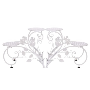 Металлическая подставка для цветов 4 цветочных горшка в форме сердца Подставка для цветов