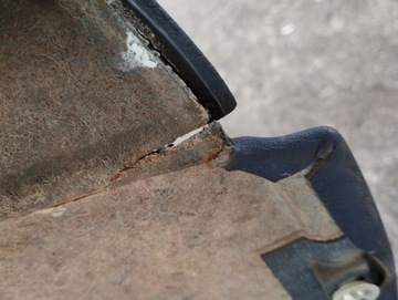 BOCZKI SKÓRA BMW E38 GRANATOWE