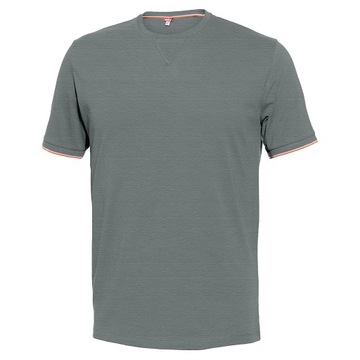 Koszulka Robocza T-shirt Bawełna Szary r. S