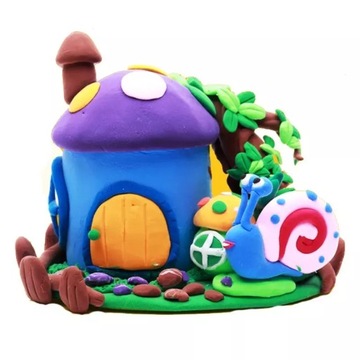 СУПЕР ГЛИНА ВОЛШЕБНАЯ ПЛАСТИЧНАЯ ГЛИНА ПОЛИМЕРНАЯ ПЕНА 12 ЦВЕТОВ СЛАЙМ