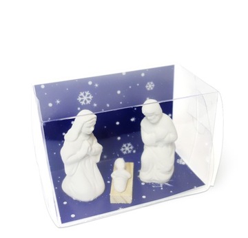 FIGURKI DO SZOPKI BOŻONARODZENIOWEJ BIAŁE 7 cm