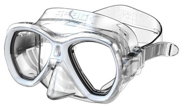 Maska SEAC ELBA MD biała dla dzieci, młodzieży