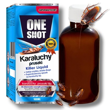 Oprysk na Karaluchy Środek na Karaluchy Silny i wydajny KONCENTRAT 100ml