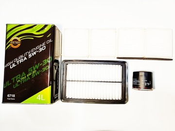 KPL FILTRY OLEJ 5W30 4L MAZDA PREMACY1,8 2,0 99-06