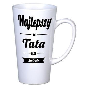 KUBEK LATTE DLA TATY DZIEŃ OJCA WZORY 450ml