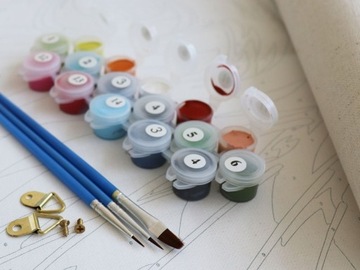 Картина по номерам Неоновый Шимпанзе S003