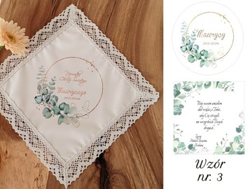 Крещенский халат и коробочка. Сувенир на Крещение. Крестильный халат с коробочкой для ризы.