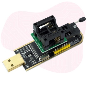 Программатор EEPROM FLASH на CH341A + программное обеспечение и руководство EN