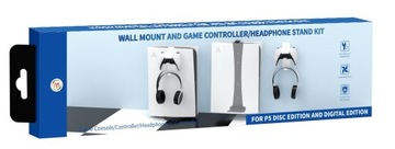 Uchwyt Ścienny Wieszak Mocowanie na Ścianę 2w1 do Sony PlayStation 5 PS PS5