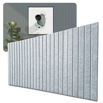 Самоадгезивные войлочные панели LaMella 60x120 см. Светлый серый 42 +pinski