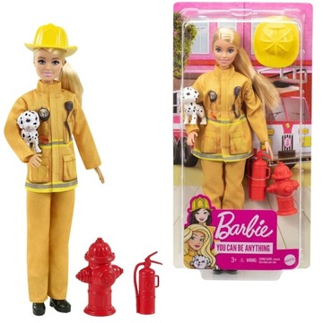 Mattel GTN83 Кукла Барби-пожарный 32,5 см