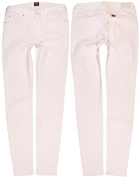 LEE spodnie REGULAR white jeans SCARLETT _ W28 L33