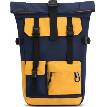 Plecak podróżny typu unisex Roll-Top o dużej pojemności