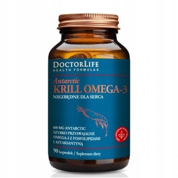Doctor Life Antarctic Krill Omega-3 tran 90 kapsułek