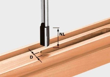 FESTOOL 490970 Frez do wpustów HW S8 D19/20