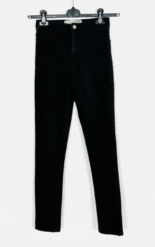 Jeansowe elastyczne spodnie rurki S 36 Denim Co.
