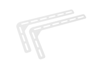 Регулировка крепления держателя подвески для колонки динамика Soundbar TV белый