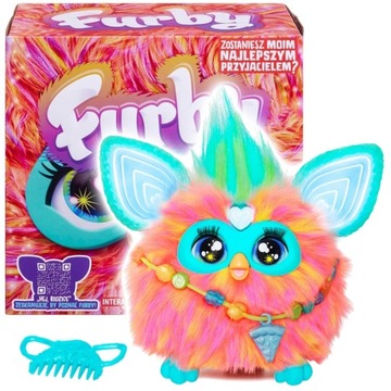 FURBY MASKOTKA INTERAKTYWNA KORALOWA FERBI NOWOŚĆ