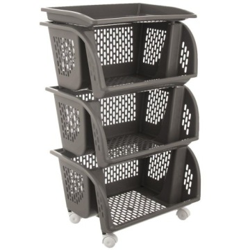 FOUR RACK BROWN пластиковая полка с ящиками