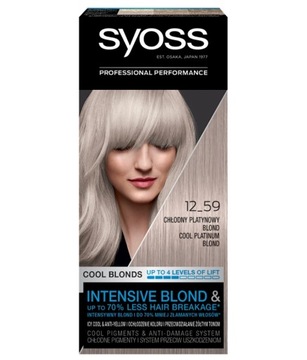 SYOSS FARBA DO WŁOSÓW PLATYNOWY BLOND 12.59