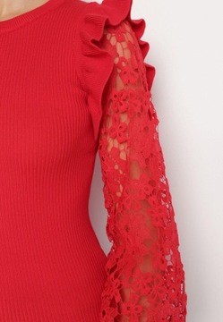 Born2Be Красный женский переходный свитер размера S/M