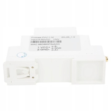 Установка на рейку сервера RS485-WIFI Ethernet