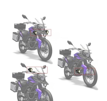 2x МОТОЦИКЛОВЫЕ ГАЛОГЕННЫЕ ЛАМПЫ КОЛЬЦЕВЫЕ ФАРЫ LED 3Ccc