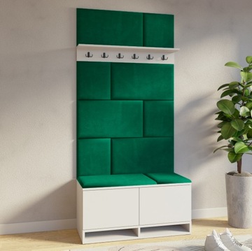 Garderoba MAROKO zestaw PANELE TAPICEROWANE 250 cm