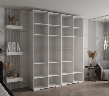 Гардероб с полками и штангой INOVA 1 2SZ