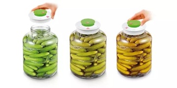 НАБОР БАНОЧНОЙ ПОСУДКИ ДЛЯ ПИЩЕВКИ КАПУСТЫ И ОГУРЦОВ