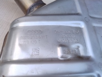 AUDI RS4 RS5 B9 8W0 ЛЕВЫЙ НАКОНЕЧНИК ВЫХЛОПА, Глушитель, ВЫХЛОПНАЯ НАКЛАДКА ЗАДНЕГО БАМПЕРА