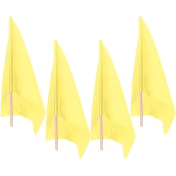 4 шт. СУДЕЙСКИЕ ФЛАГИ. ФЛАГИ ЛИДЕРОВ ГОНКИ.