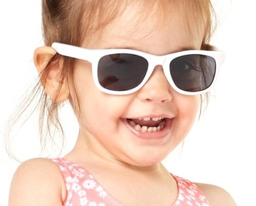 Dziecięce okulary przeciwsłoneczne (1-3) UV400 Santorini Aqua / Dooky