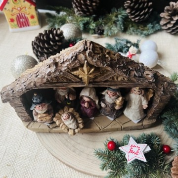 Рождественская кроватка Конюшня под елку Рождественское украшение ПОДАРОК