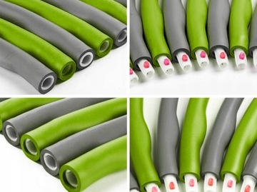 ТЯЖЕЛАЯ ПЕНА ХУЛА ХОП С ВЕСОМ, СКЛАДЫВАЮЩИМСЯ ДЛЯ ПОХУДЕНИЯ КОЛЕСО ДЛЯ ФИТНЕСА