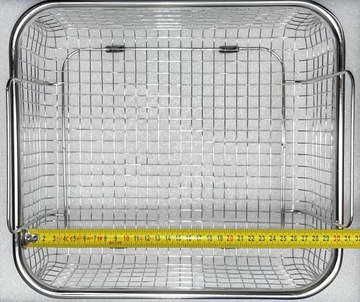 Ультразвуковой очиститель 15л | Ванна со сливом 40кГц 360Вт + корзина для умывания