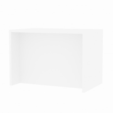 Biała wyspa kuchenna gotowa wyspa do kuchni 120x80 cm biały mat lada