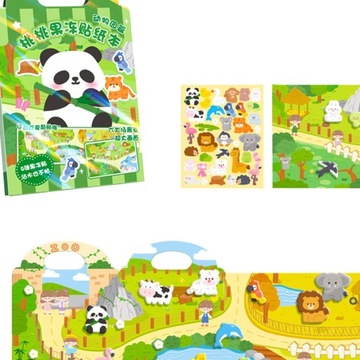 Многоразовая книга с наклейками Goodies Classroom Zoo