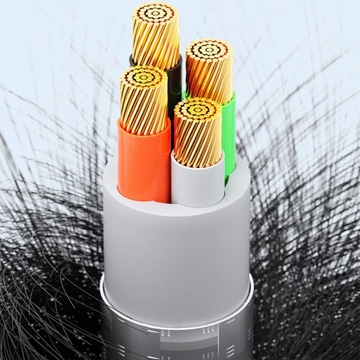 USB-КАБЕЛЬ ESSAGER 2.4A LIGHTNING ДЛЯ IPHONE 1 м со светодиодом