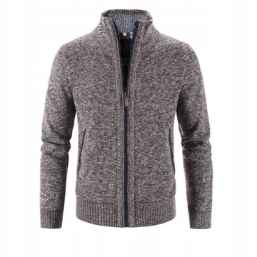 SWETER MĘSKI ROZPINANY NA ZAMEK KLASYK M-3XL